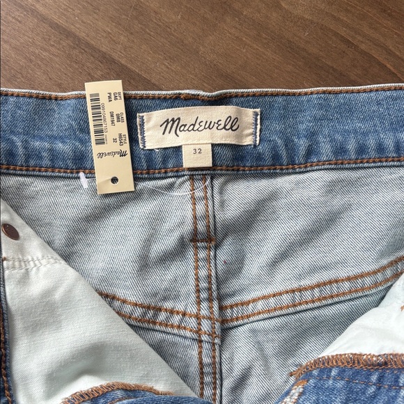 Madewell Light Blue Jean Shorts with Button Fly - 32 - NWT 🩵 - Picture 3 of 6
